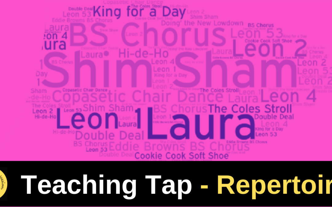 Network Session January 2022: Teaching Tap – Repertoire